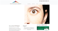 Desktop Screenshot of intrigueagency.com